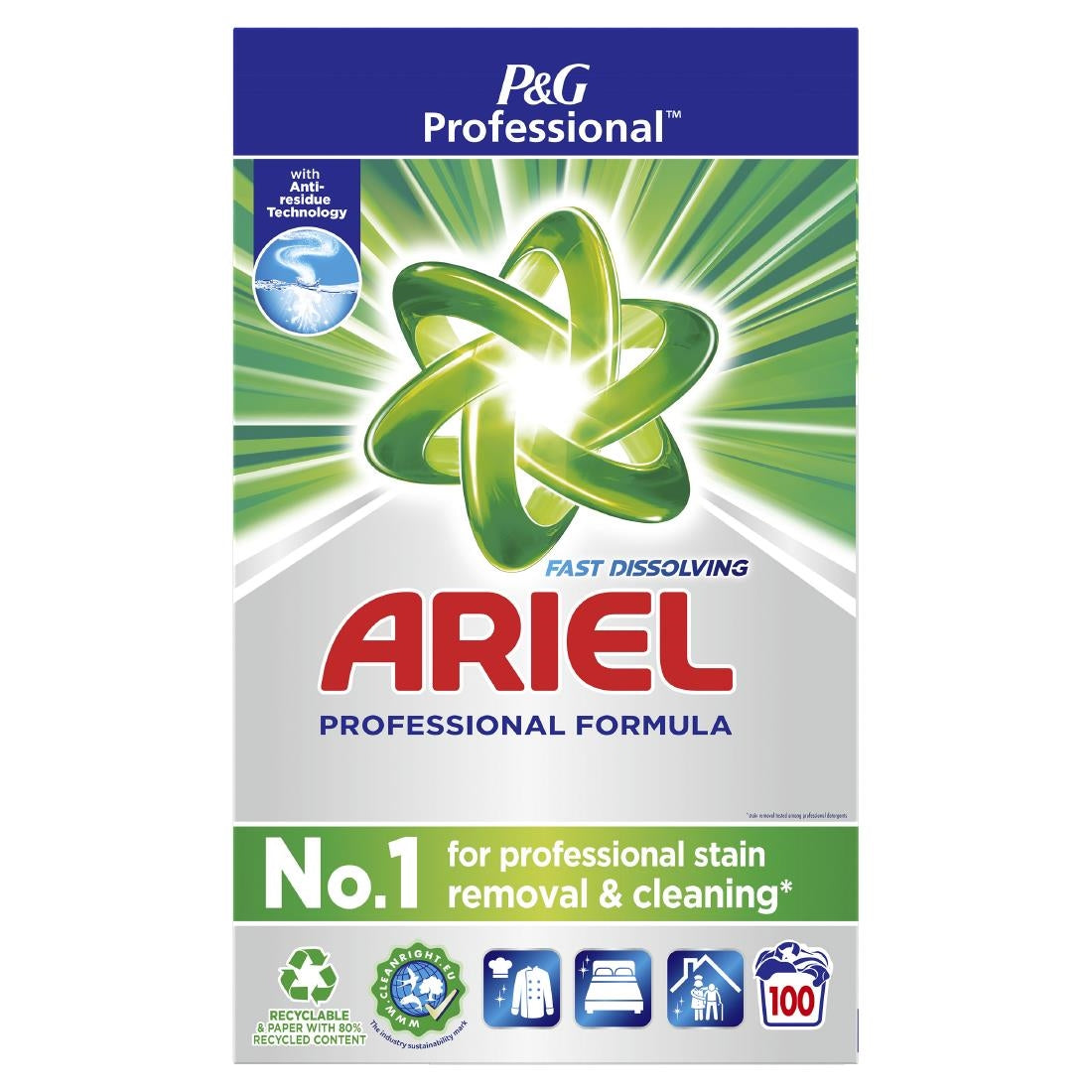 Ariel Professional Washing Powder Laundry Detergent Regular 6kg - DX535 P&G Professional