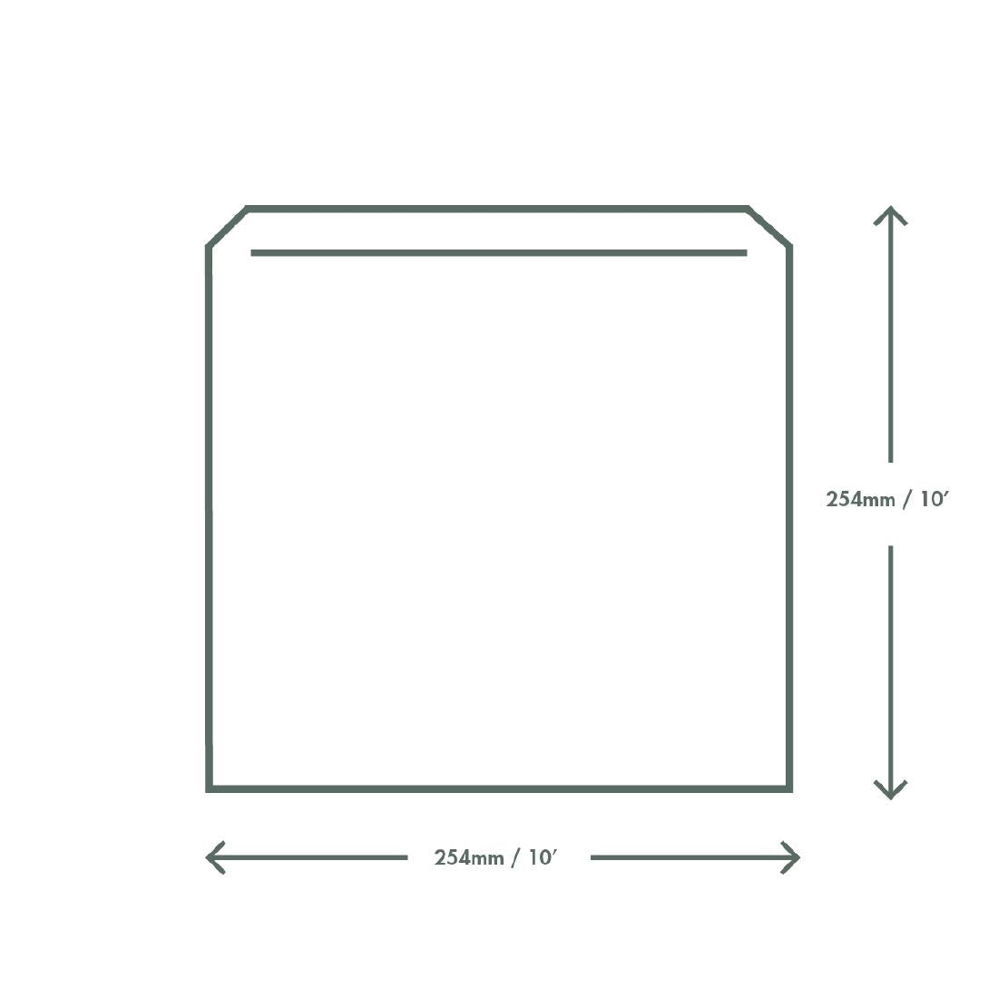 Vegware Compostable Paper Sandwich Bags Kraft - 10x10" (Pack of 1000) - DX574 Paper Bags Vegware