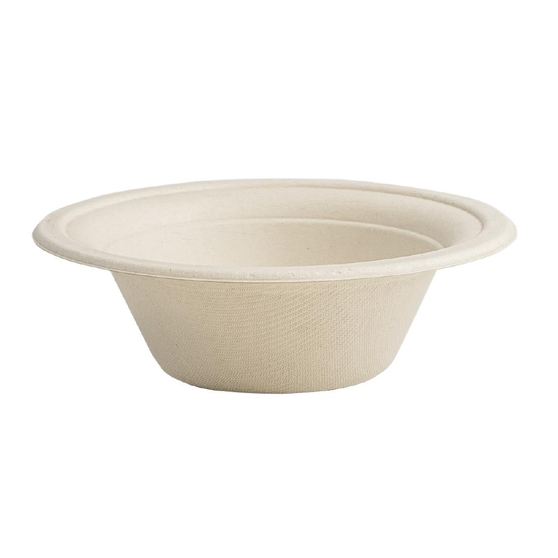 Vegware Compostable Nourish Moulded Fibre Bowl Natural 12oz/340ml (Pack of 500) - DX581 Disposable Plates & Bowls Vegware