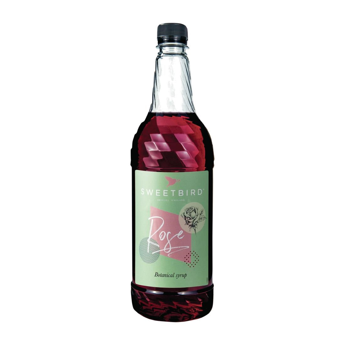 Sweetbird Botanical Rose Syrup 1Ltr - DX584 Sweetbird