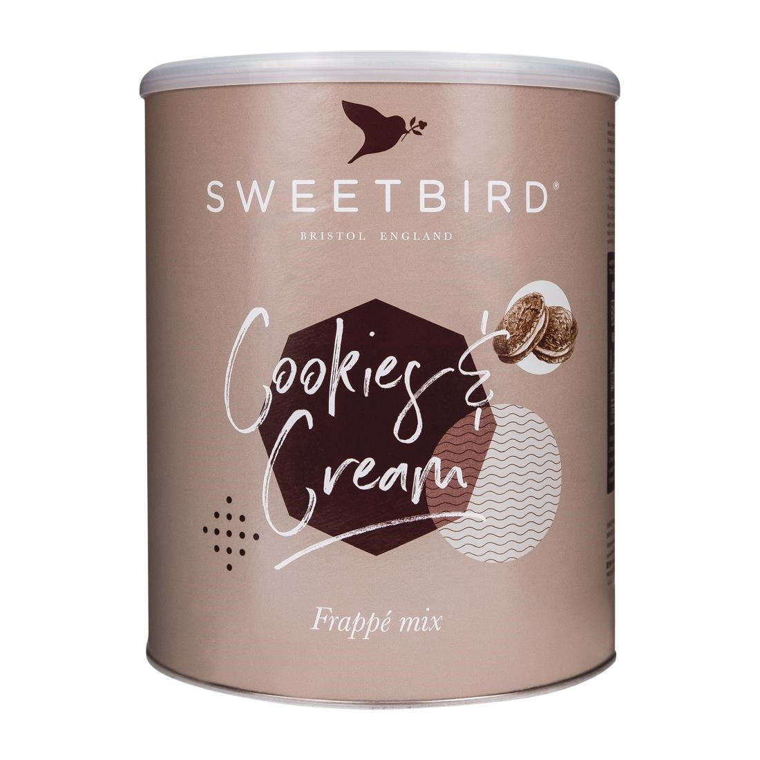 Sweetbird Cookies & Cream Frappé Mix 2kg Tin - DX597 Sweetbird