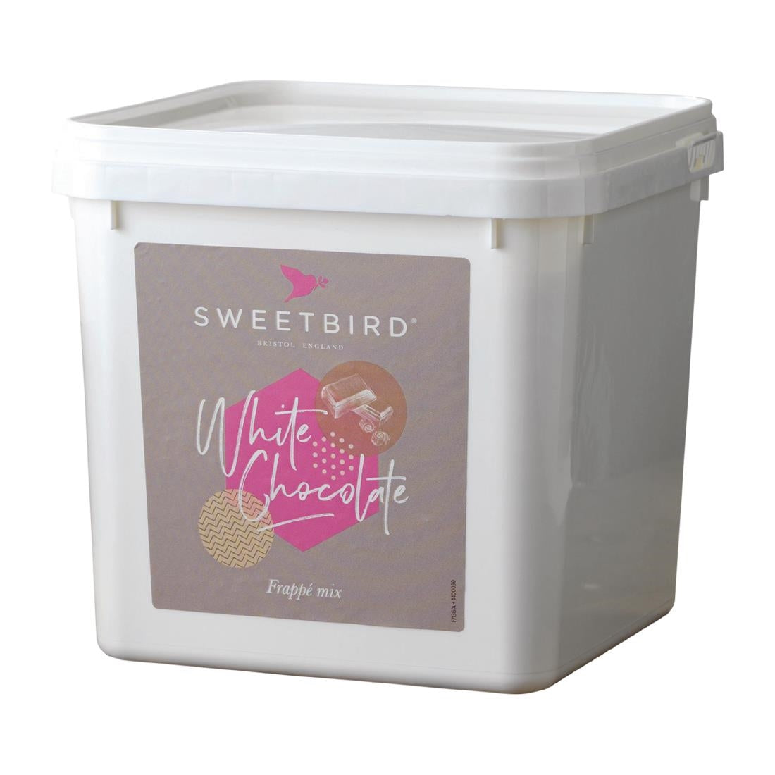 Sweetbird White Chocolate Frappé Mix Tub 2kg - DX602 Sweetbird