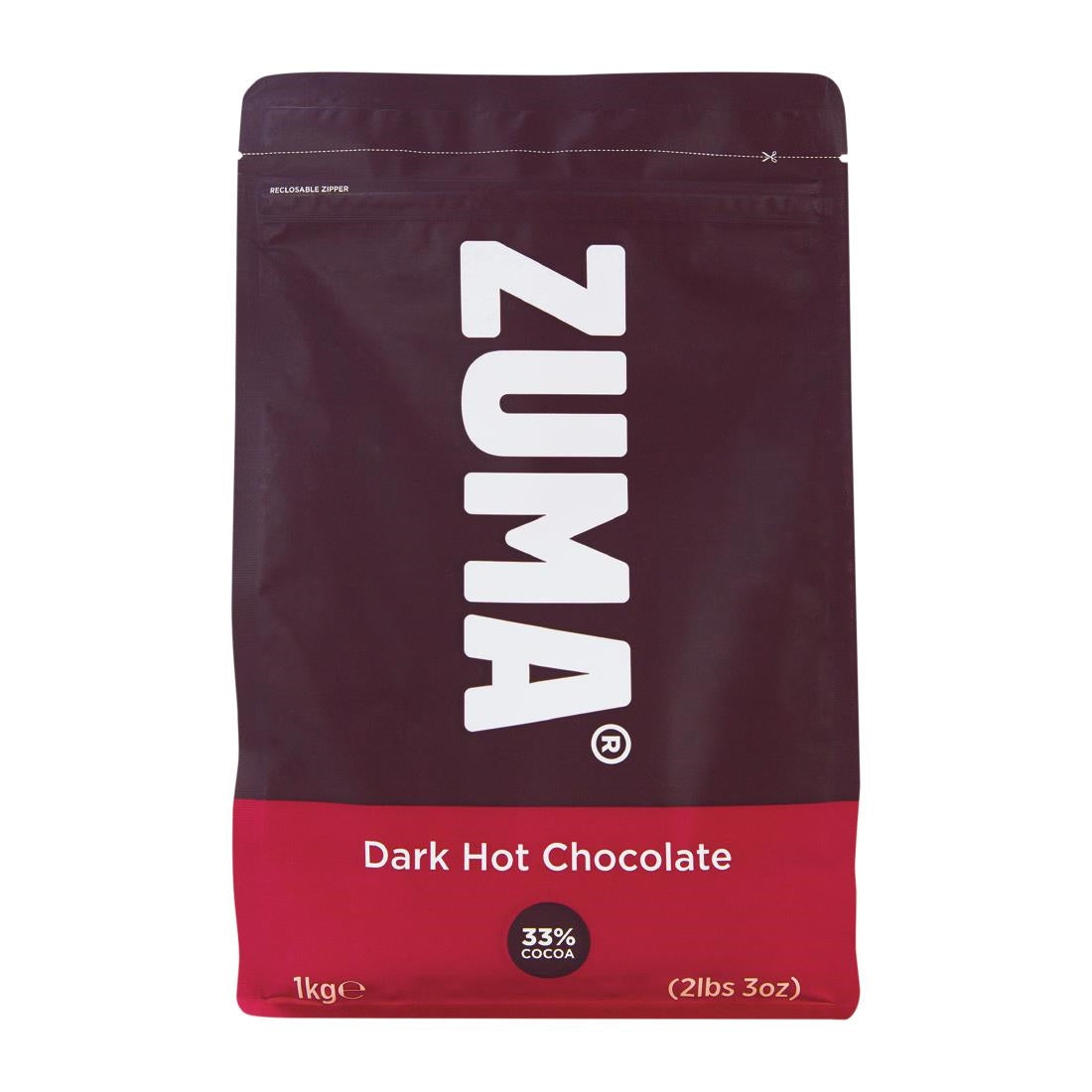 Zuma Dark Hot Chocolate (33% Cocoa) 1kg Bag - DX612 Zuma