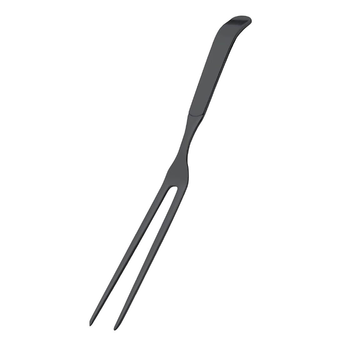 Amefa Buffet Meat Fork Black (Pack of 6) - DX679 Amefa Cutlery Amefa