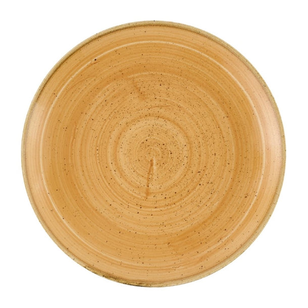 Churchill Stonecast Tangerine Coupe Plate 217mm (Pack of 12) - DX774 Plates Churchill Super Vitrified