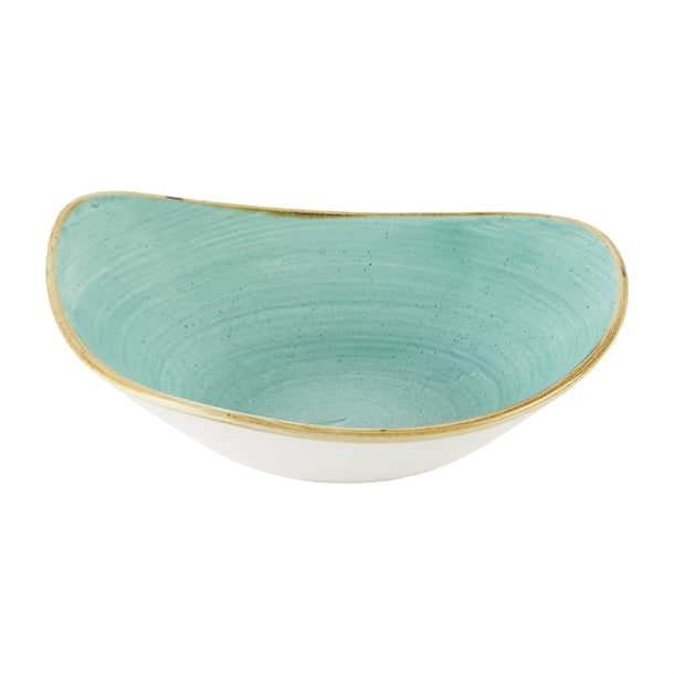 Churchill Stonecast Mint Triangle Bowl 235mm (Pack of 12) - DX790 Bowls Churchill Super Vitrified
