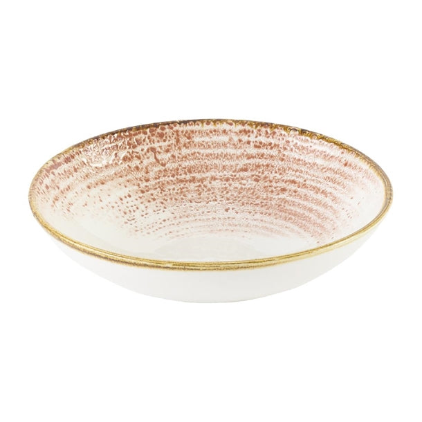 Churchill Studio Prints Homespun Accents Coral Coupe Bowl 182mm (Pack of 12) - DX799 Bowls Churchill Super Vitrified