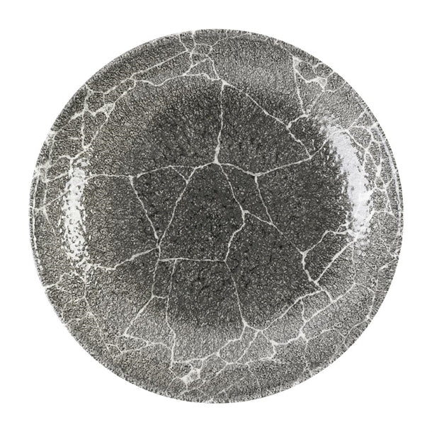 Churchill Studio Prints Kintsugi Quartz Black Coupe Bowl 248mm(Pack of 12) - DX808 Bowls Churchill Super Vitrified