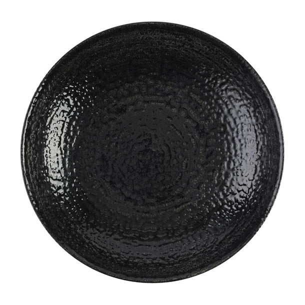 Churchill Studio Prints Homespun Chroma Carbon Coupe Bowl 248mm (Pack of 12) - DX820 Bowls Churchill Super Vitrified