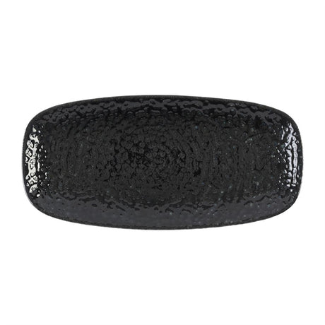 Churchill Studio Prints Homespun Chroma Carbon Chefs' Oblong Plate No. 2 (269 x 127mm) (Pack of 12) - DX828 Plates Churchill Super Vitrified