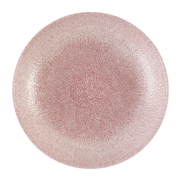Churchill Studio Prints Raku Rose Quartz Pink Coupe Plate 260mm (Pack of 12) - DX837 Plates Churchill Super Vitrified