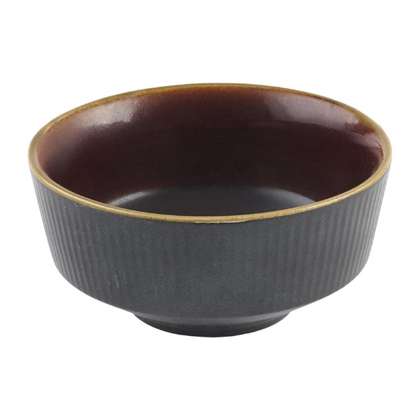 Churchill Nourish Tokyo Black Kochi Soup Bowl 62 x 130mm (Pack of 12) - DX851 Bowls Churchill Super Vitrified