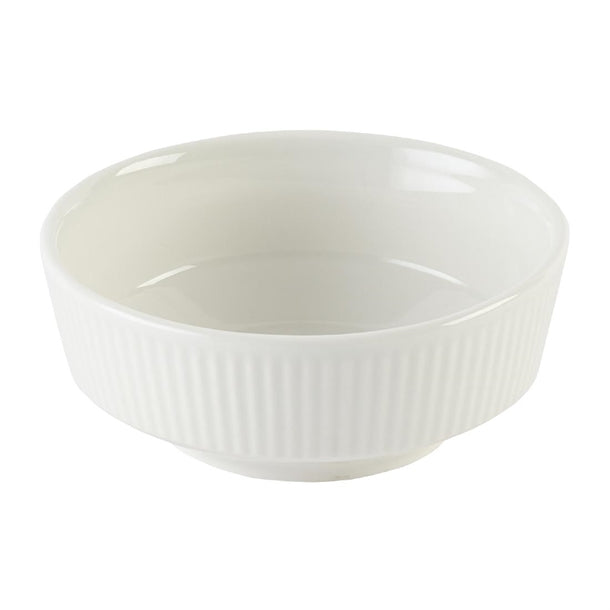 Churchill Nourish White Kochi Shallow Bowl 50 x 115mm (Pack of 12) - DX858 Bowls Churchill Super Vitrified