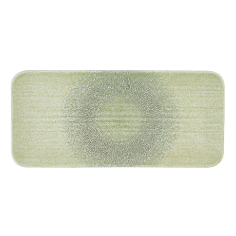 Dudson Harvest Grain Speckled Green Rectangular Plate 346 x 156mm (Pack of 6) - DX871 Plates Churchill