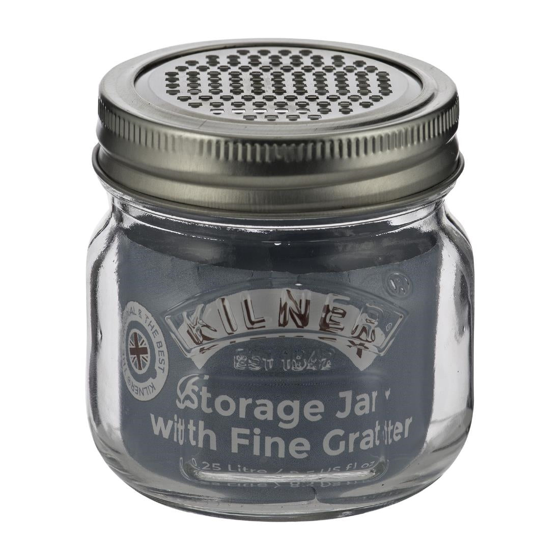 Kilner Storage Jar & Fine Grater Lid 250ml - DX944 Kilner