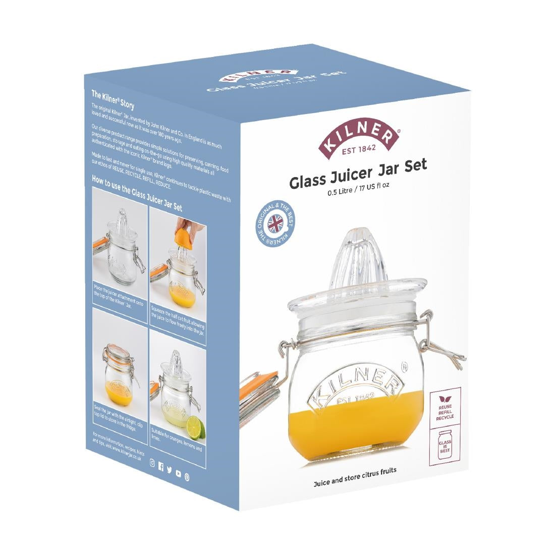 Kilner Juicer Jar Set - DX946 Kilner