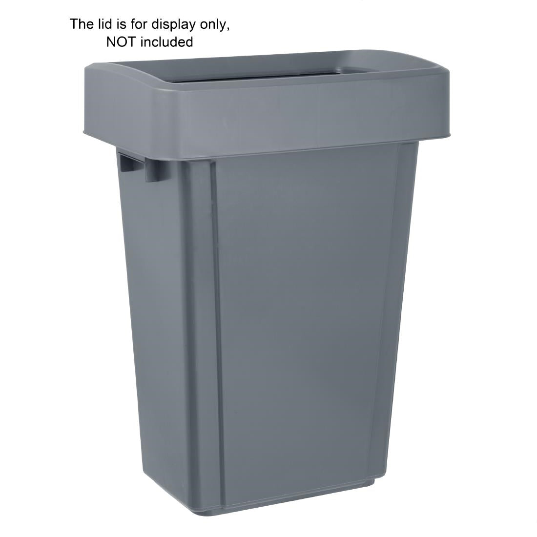 Jantex Slim Bin 60Ltr Grey - DX965 Jantex