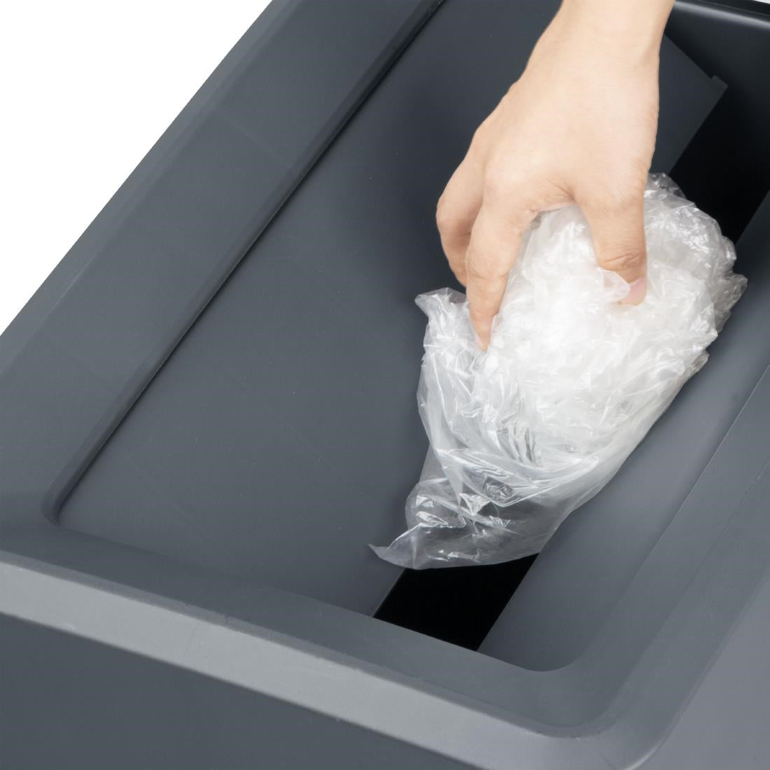 Jantex 60/80ltrs Slim Bin Lid Grey - DX968 Jantex