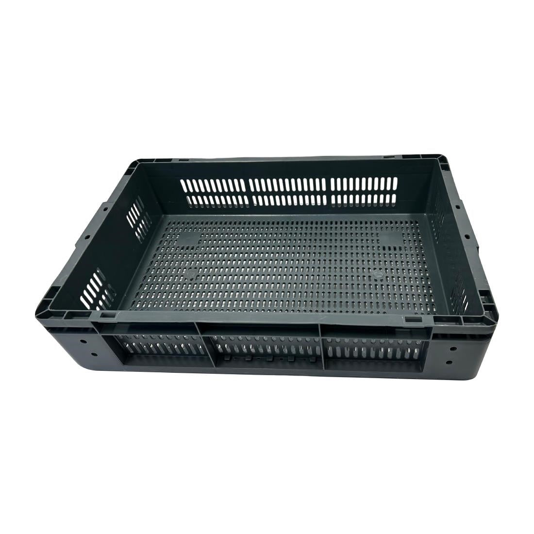 Vogue Perforated Plastic Storage Crate 600x400x120mm - DX999 Vogue