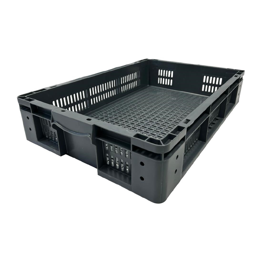 Vogue Perforated Plastic Storage Crate 600x400x120mm - DX999 Vogue