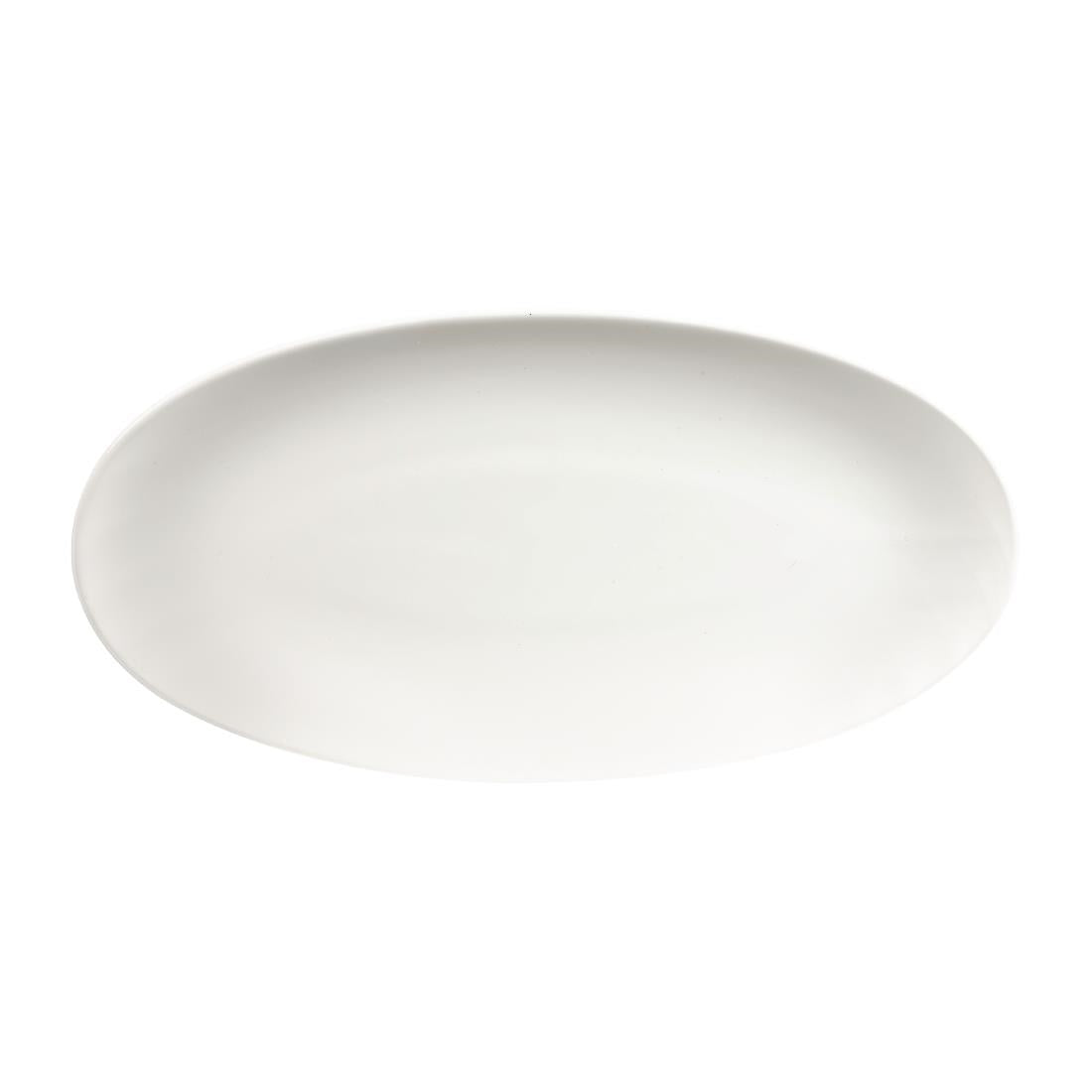 Churchill Chefs Plates Oval Plates White 347mm (Pack of 6) - DY127 Plates Churchill