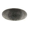 Churchill Studio Prints Raku Oval Plates Quartz Black 299mm (Pack of 12) - DY212 Plates Churchill