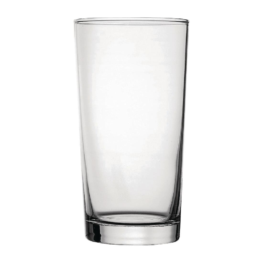 Utopia Nucleated Toughened Conical Beer Glasses 560ml CE Marked (Pack of 48) - DY267 Beer Glasses Utopia