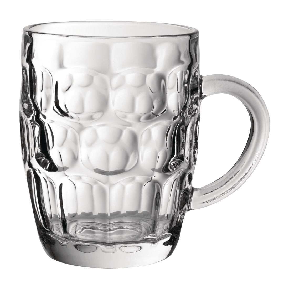 Utopia Dimple Pint Tankards 570ml CE Marked (Pack of 24) - DY277 Beer Glasses Utopia