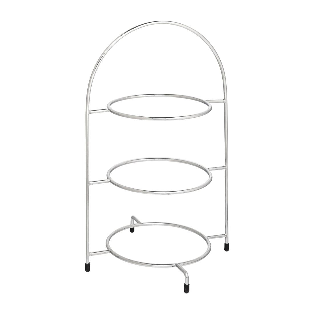 Utopia Chrome Three Tier Cake Stand 240mm - DY297 Utopia