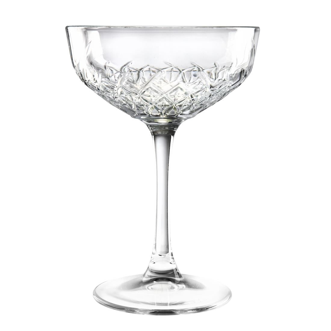 Utopia Timeless Vintage Champagne Saucers 270ml (Pack of 12) - DY301 Champagne Glasses Utopia