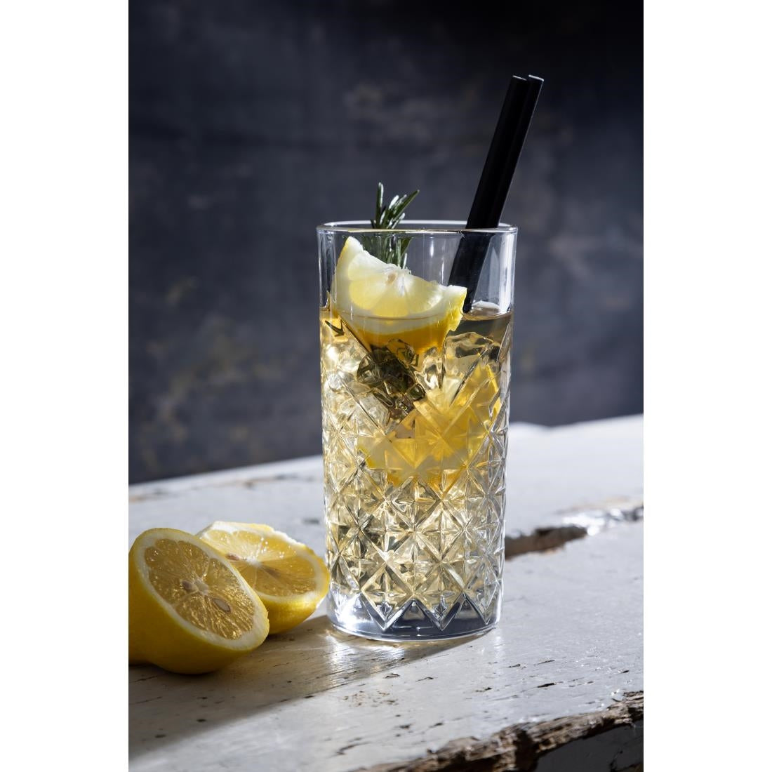 Utopia Timeless Vintage Hi Ball Glasses 450ml (Pack of 12) - DY305 Arcoroc Hi Balls and Tumblers Utopia