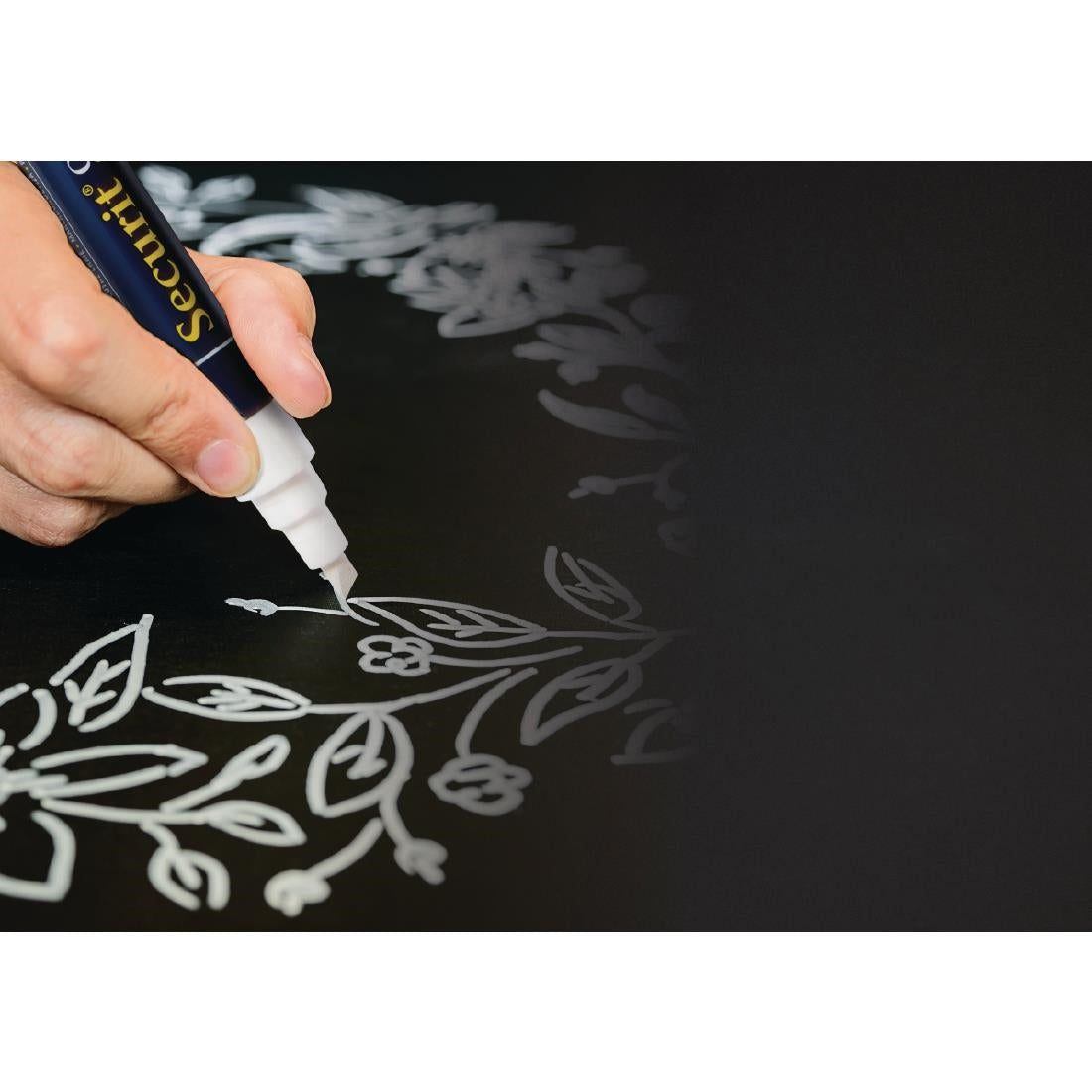 Chalk Markers White (Pack of 2) - DY307 Securit