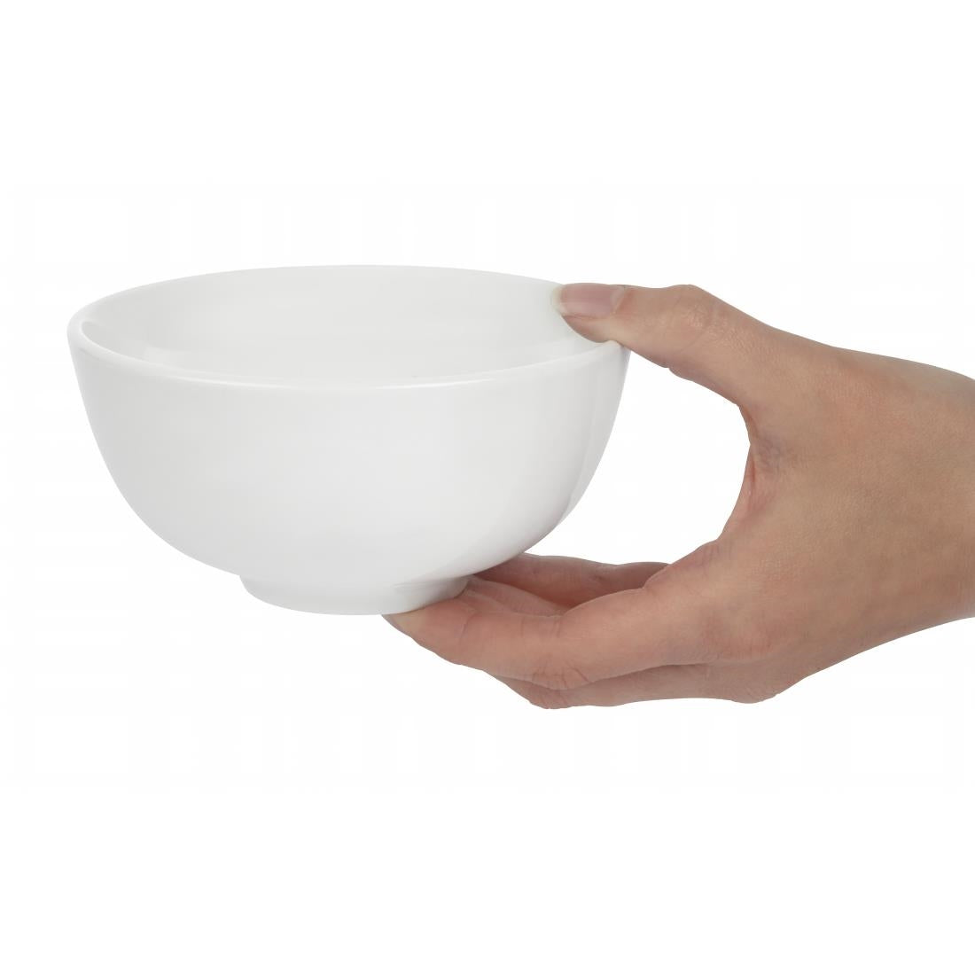 Utopia Pure White Rice Bowls 125mm (Pack of 24) - DY330 Bowls Utopia