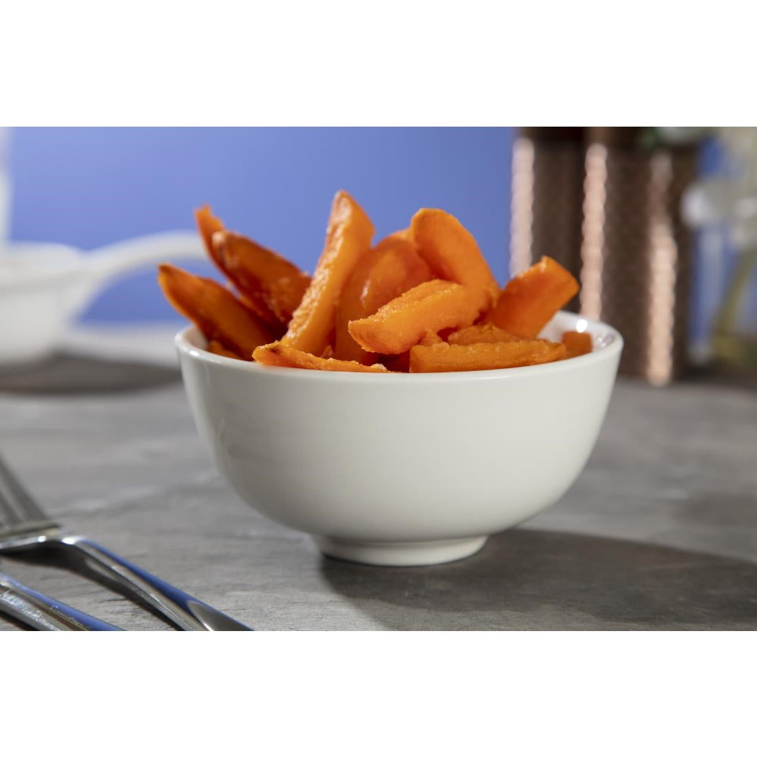 Utopia Pure White Rice Bowls 125mm (Pack of 24) - DY330 Bowls Utopia