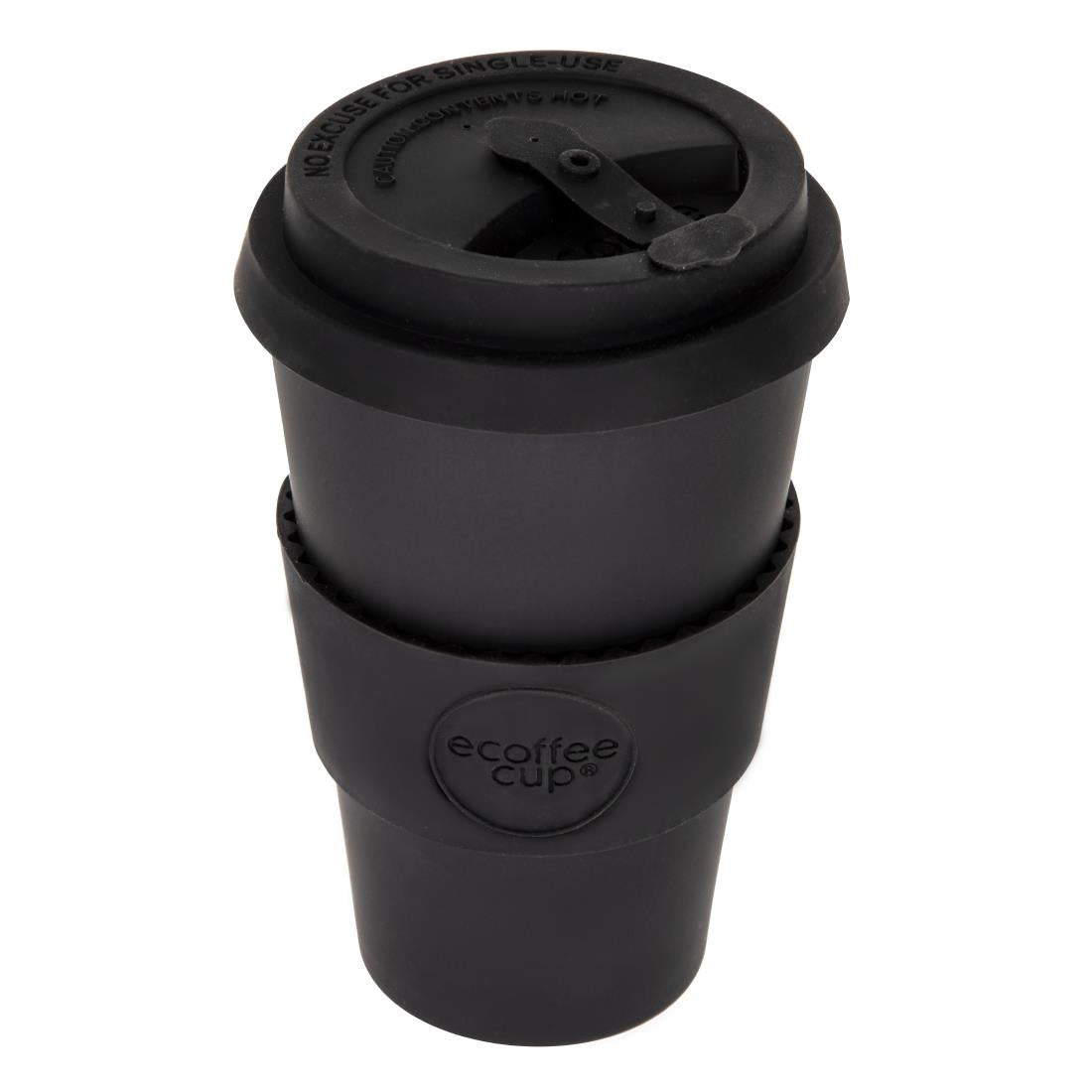 ecoffee Cup Reusable Coffee Cup Kerr & Napier Black 14oz - DY493 ecoffee cup