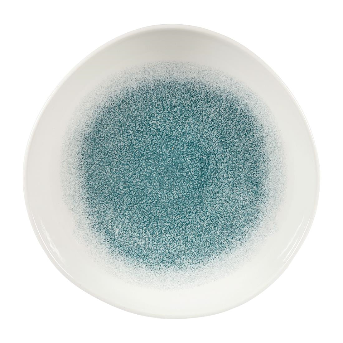 Churchill Raku Round Trace Plate Jade Green 286mm (Pack of 12) - DY494 Plates Churchill