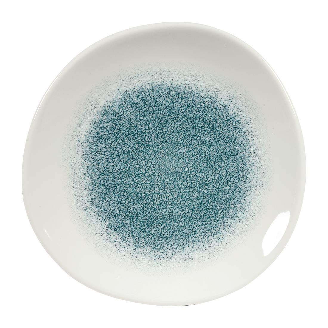 Churchill Raku Round Trace Plate Jade Green 210mm (Pack of 12) - DY496 Plates Churchill