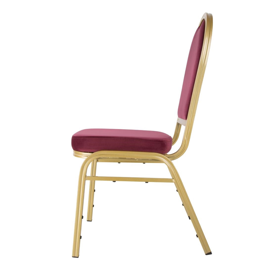 Bolero Regal Banquet Chairs Claret (Pack of 4) - DY695 Bolero