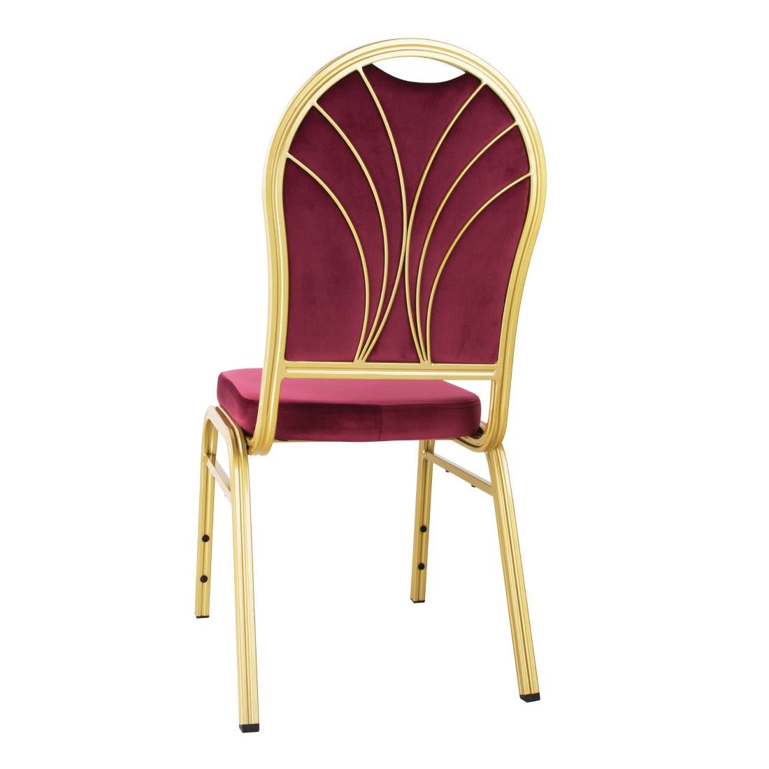 Bolero Regal Banquet Chairs Claret (Pack of 4) - DY695 Bolero