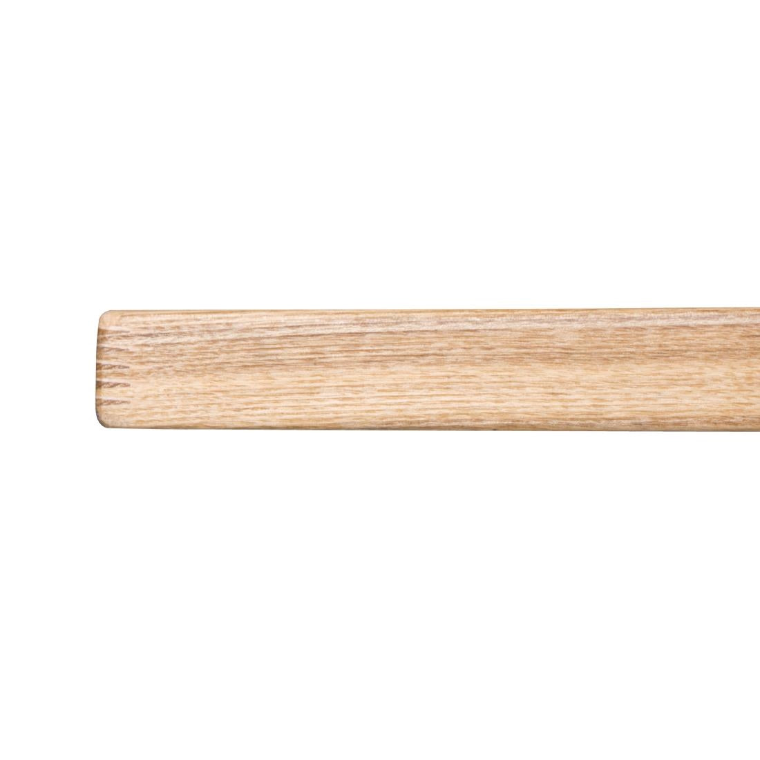 Bolero Pre-drilled Square Table Top Natural Ash Veneer 700mm - DY717 Wood Effect Table Tops Bolero