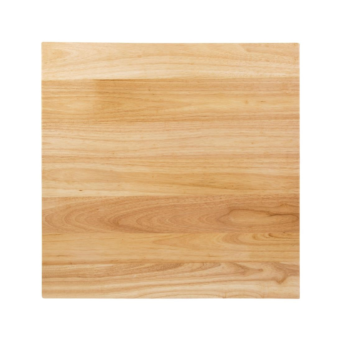 Bolero Pre-drilled Square Table Top Natural 700mm - DY737 Wood Effect Table Tops Bolero