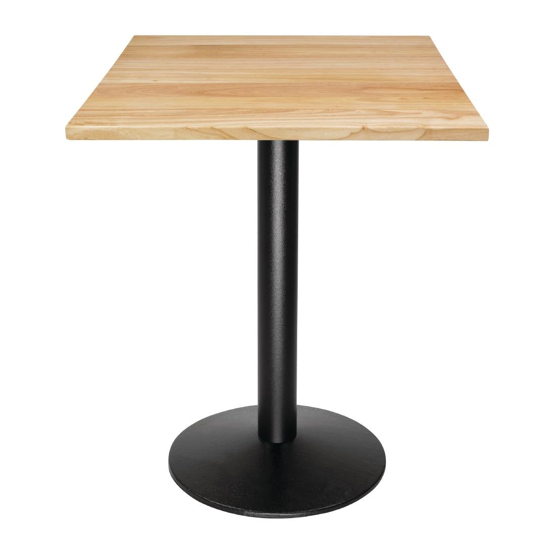 Bolero Pre-drilled Square Table Top Natural 700mm - DY737 Wood Effect Table Tops Bolero