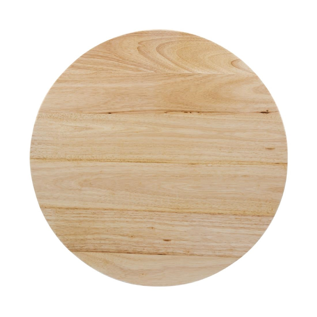 Bolero Pre-drilled Round Tabletop Natural 600mm - DY738 Wood Effect Table Tops Bolero