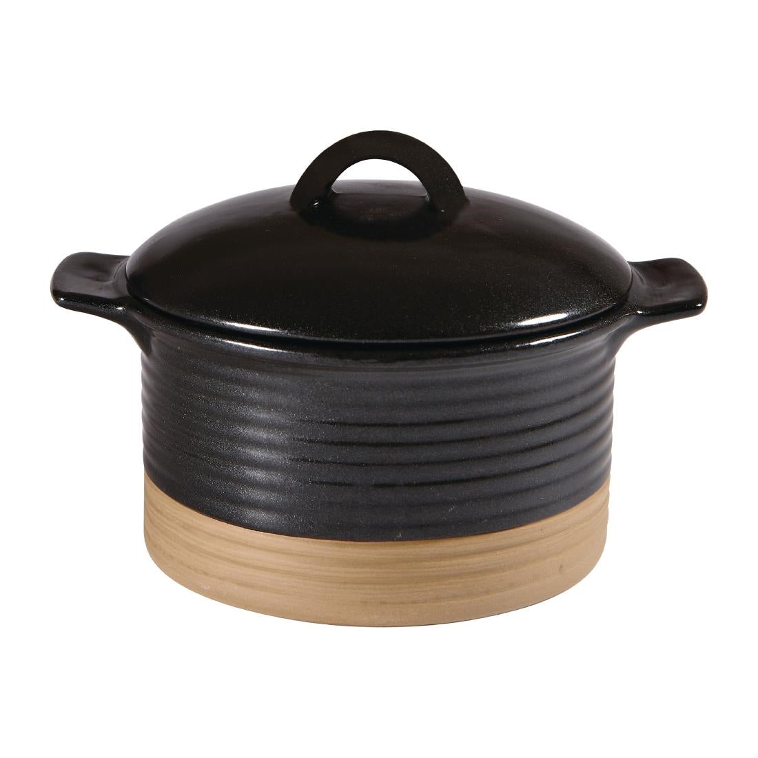 Churchill Black Igneous Cocotte 530ml 20oz (Pack of 6) - DY789 Churchill Art de Cuisine Churchill