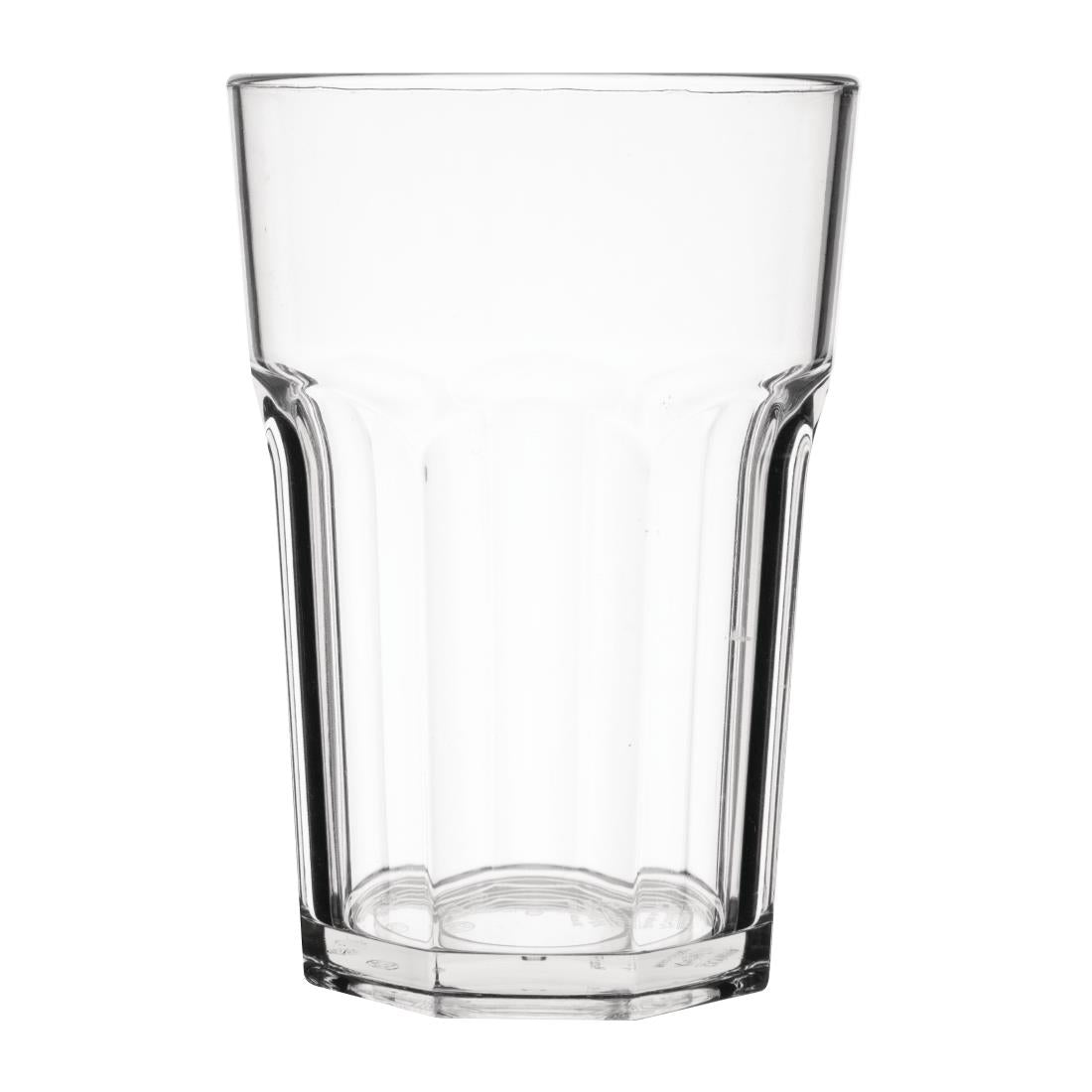 Olympia Kristallon Orleans Tumblers 390ml (Pack of 12) - DY790 Plastic Drinkware Olympia