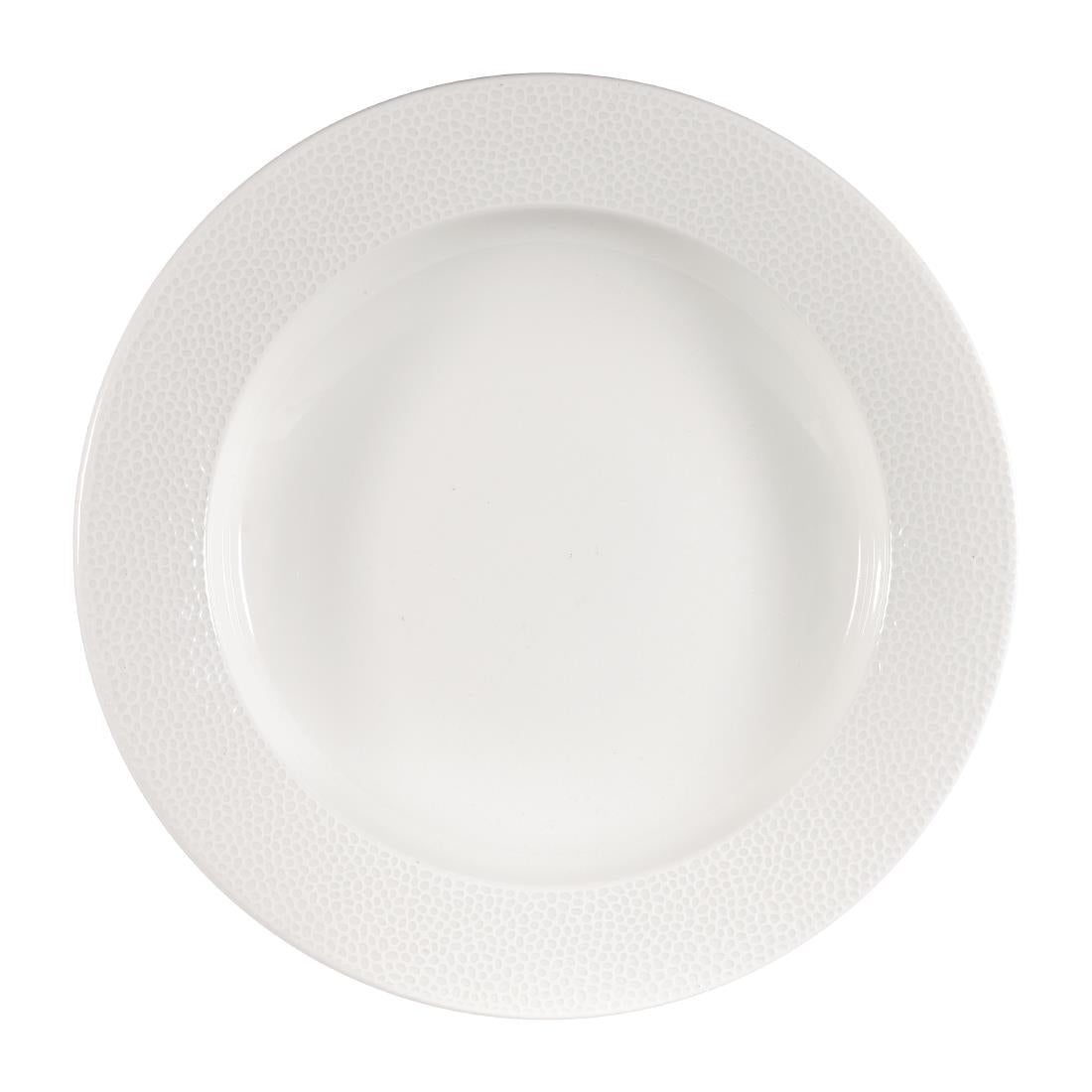 Churchill Isla Wide Rim Plate White 305mm (Pack of 12) - DY831 Plates Churchill