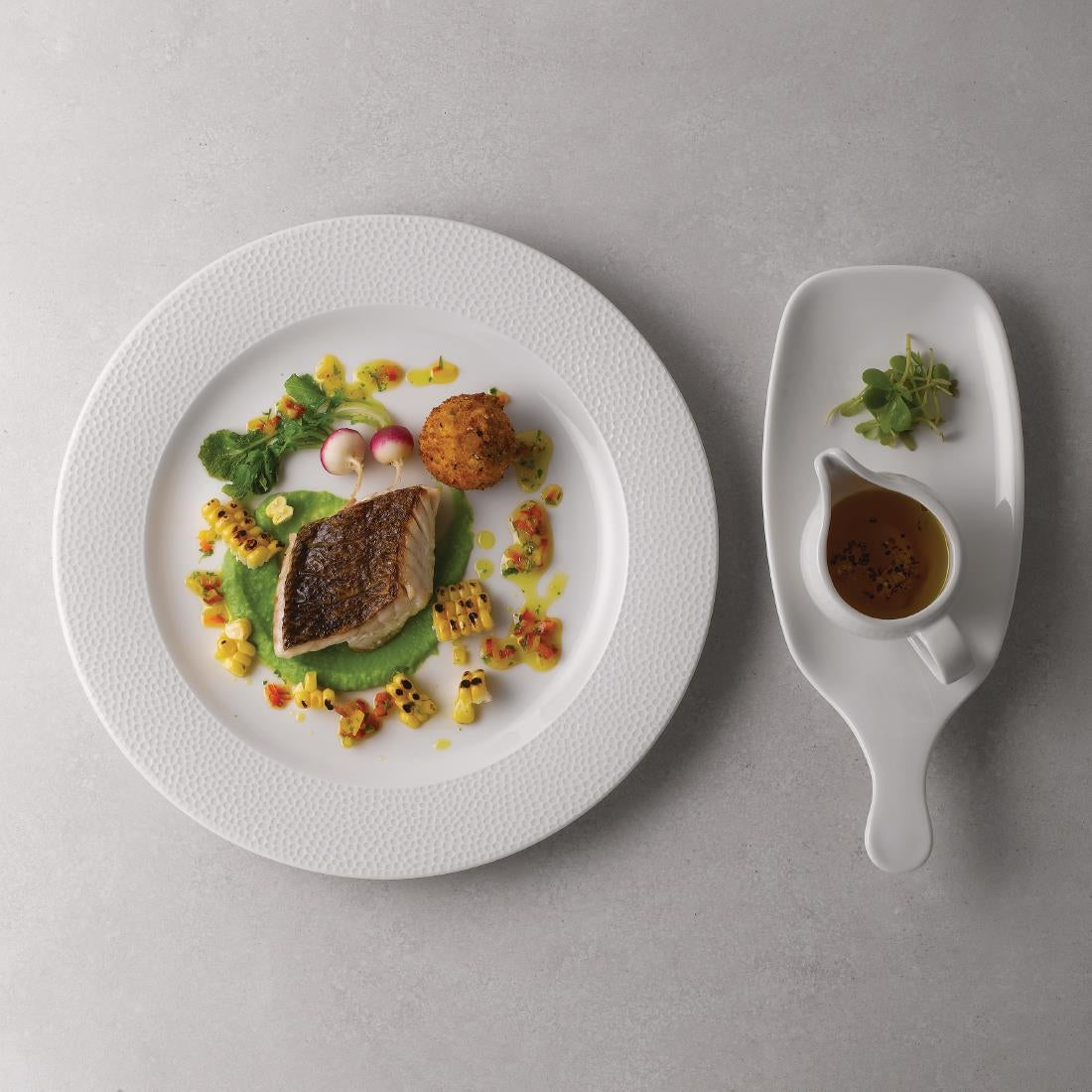 Churchill Isla Wide Rim Plate White 305mm (Pack of 12) - DY831 Plates Churchill