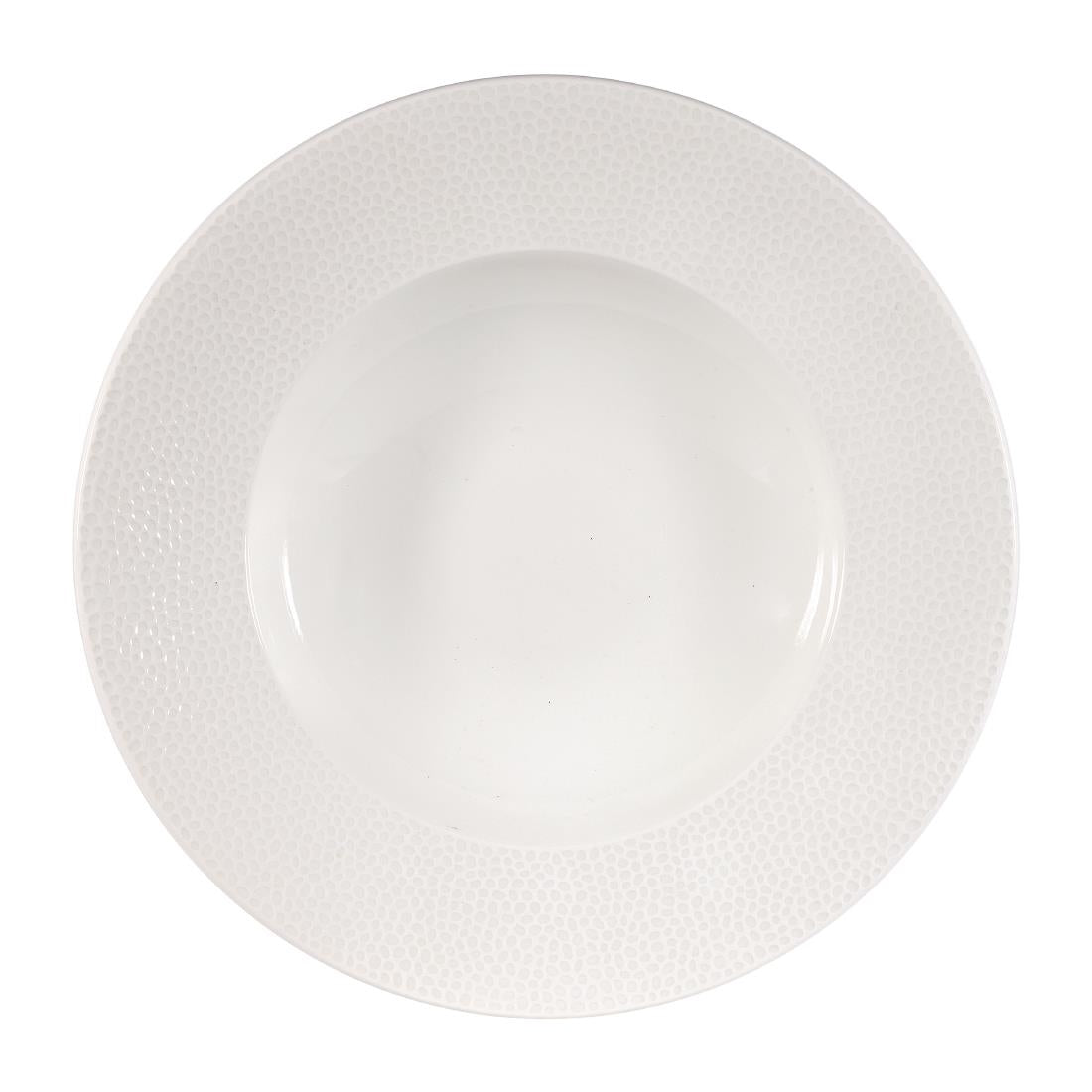 Churchill Isla Wide Rim Bowl White 280mm (Pack of 12) - DY837 Bowls Churchill