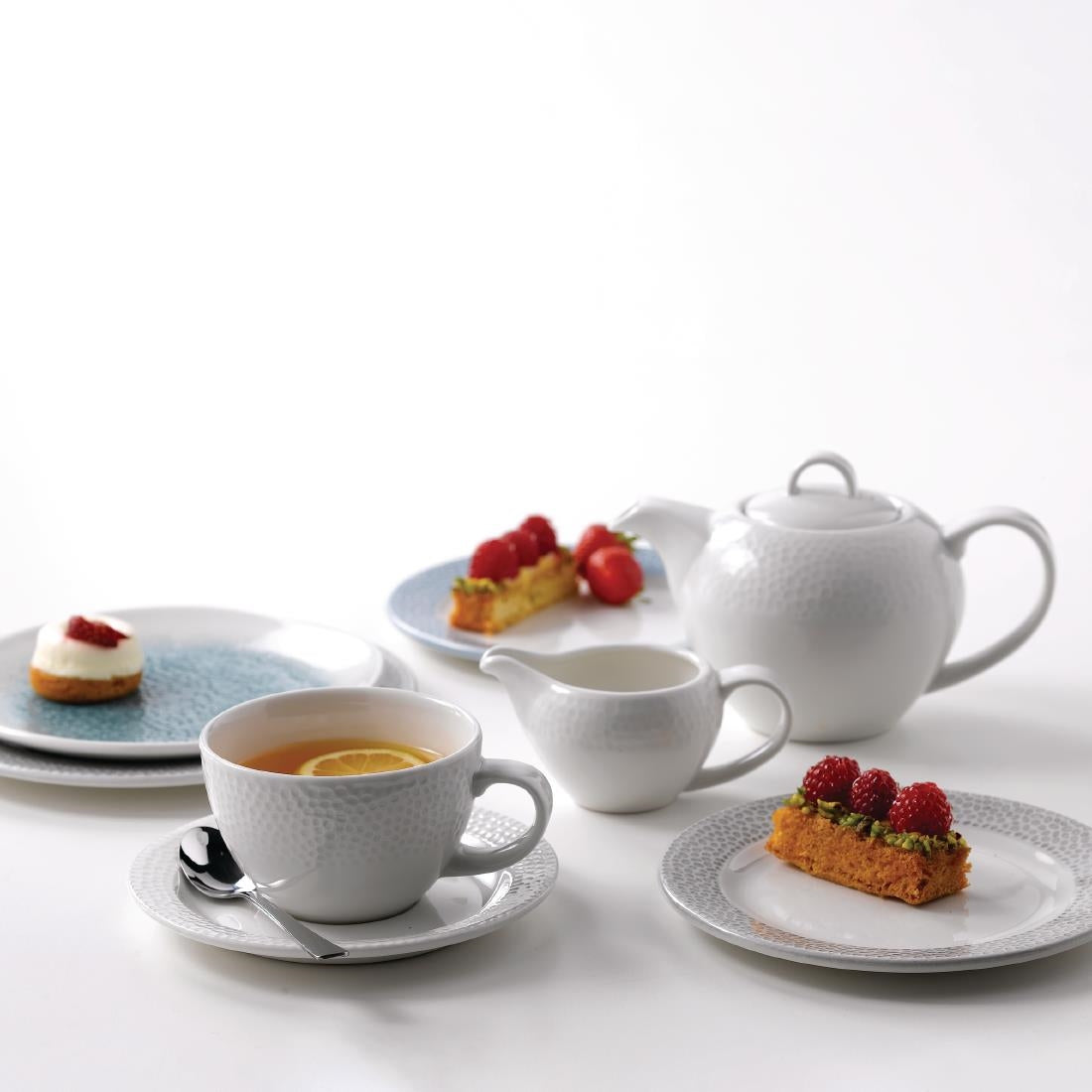 Churchill Isla Saucer White 150mm (Pack of 12) - DY843 Churchill Super Vitrified Churchill
