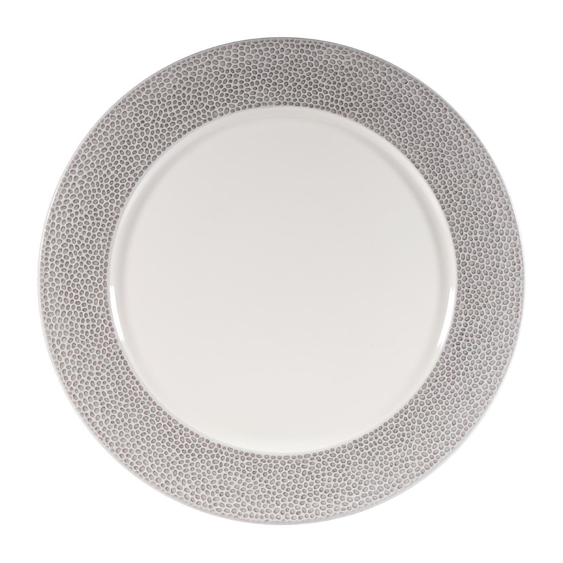 Churchill Isla Presentation Plate Shale Grey 305mm (Pack of 12) - DY860 Plates Churchill